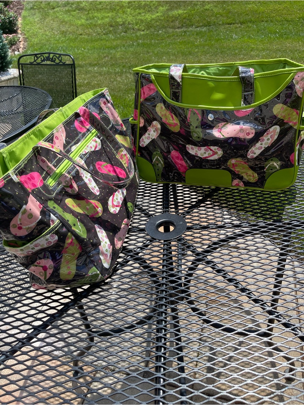 Flip Flop Vinyl Totes